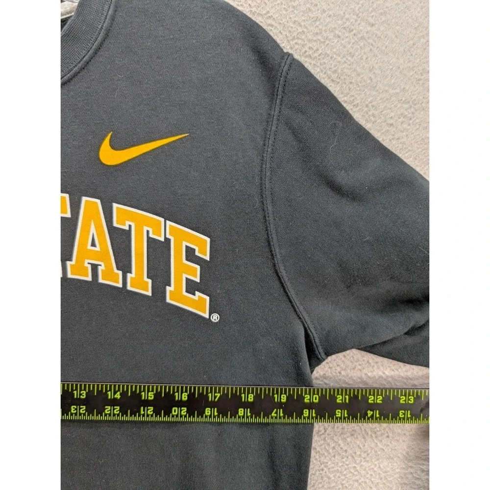 Nike App State Mountaineers Crewneck Sweatshirt Men Small Black Pullover Outdoor